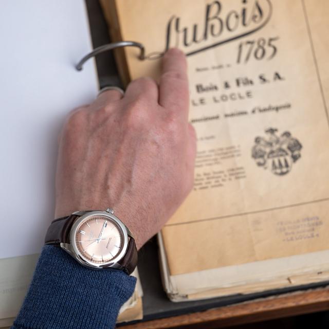 DBF006-06 DuBois et fils Bidynator Swiss Made Limited Edition Uhr Zeitmesser am Handgelenk
