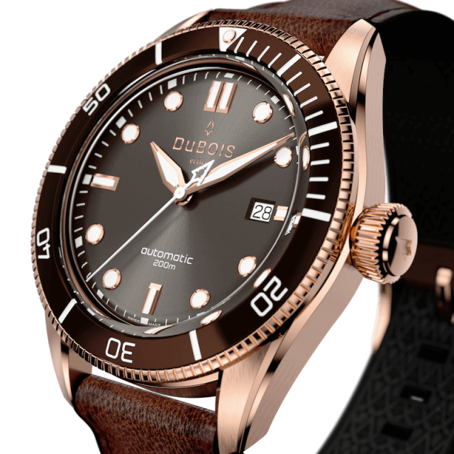Die limitierte Taucheruhr DBF007-12 von DuBois et fils is eine Swiss Made Uhr
