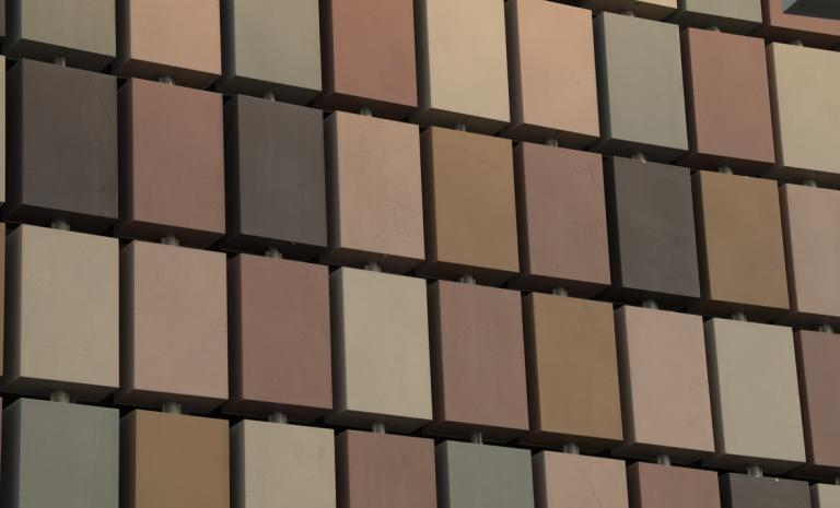 Farben Brauntöne an Gebäude