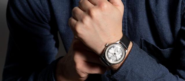 DBF003-01 DuBois et fils Swiss Made Limited Edition Uhr Zeitmesser am Handgelenk weisses Ziffernblatt