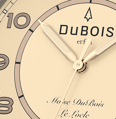 Detailaufnahme DBF011-02 mit Logo, Moïse DuBois, Le Locle
