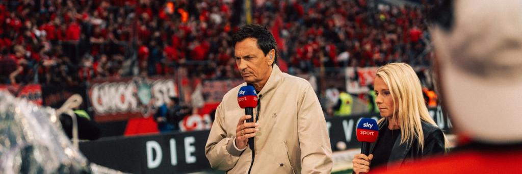 Sebastian Hellmann Moderation Fussballspiel