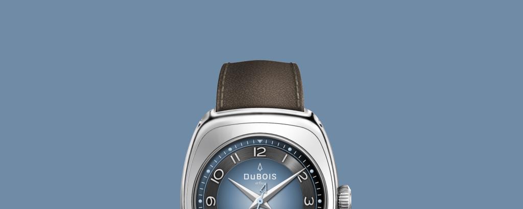 DBF010-03 blaue vintage watch von dubois et fils