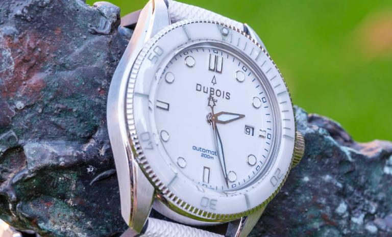 DBF007-06 DuBois et fils-Taucheruhr mit historischem Uhrwerk aus der Schweiz