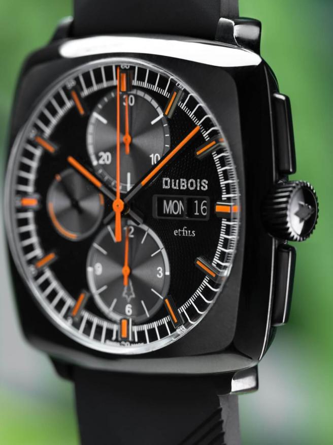 DBF002-03 DuBois et fils black watch Limited Edition Swiss Made Chronograph