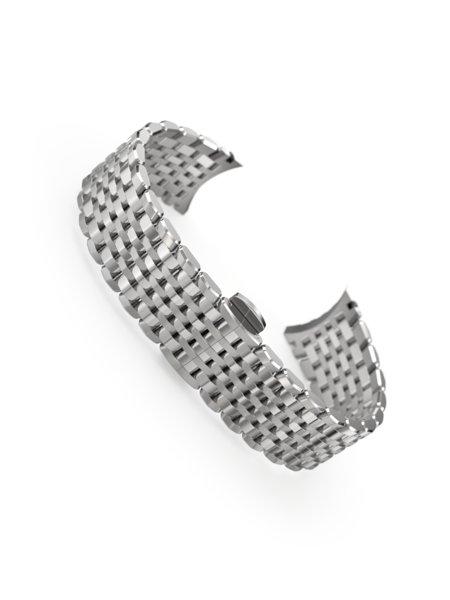Stahlband silber 