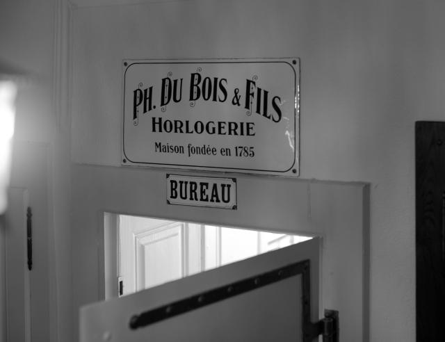 Historischer Eingang zum Büro von DuBois et fils