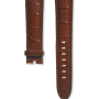 Krokolederband Braun