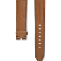 Krokolederband Rückseite braun 