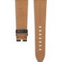 Lederband Saffiano schwarz Rückseite